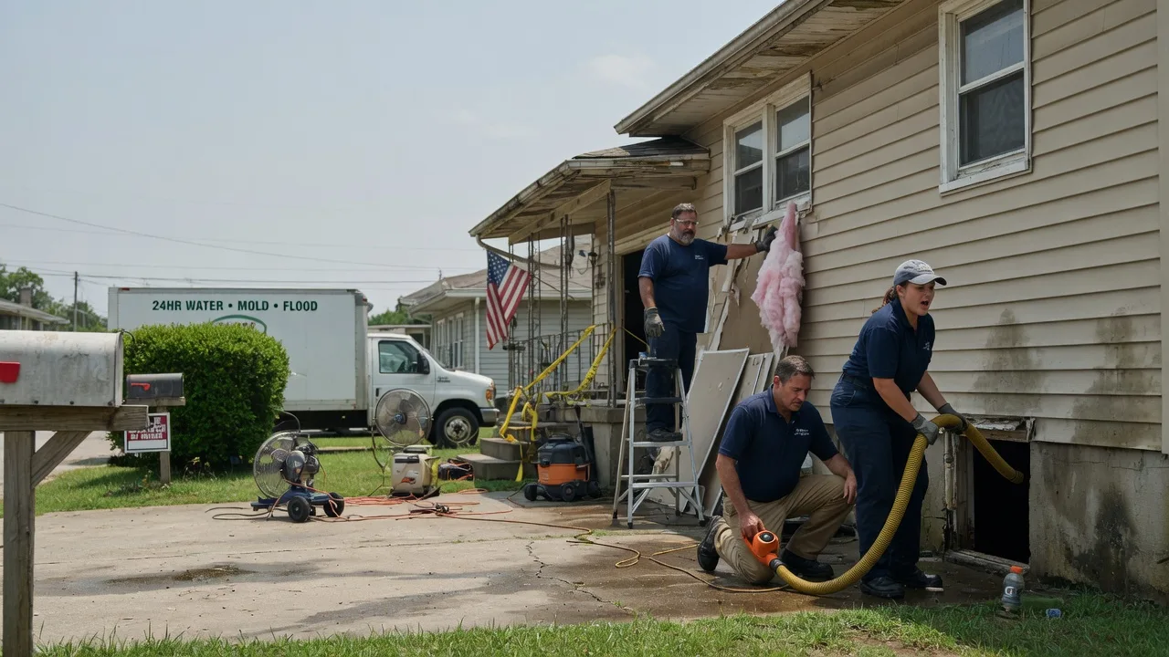 Water Damage Repair in Golden Eagle, IL near me